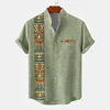 119517-6c2e70.jpg Men's Casual Linen Shirt Premium Lightweight Hawaiian Seaside Tee