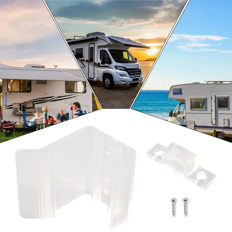 Sliding Mirror Door Latch Sliding Closet Catch With Screw Safety Interior Hardware Practical Replacement Accessories For Campers