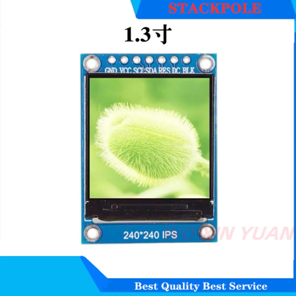 

TFT Display 0.96 / 1.3 inch IPS 7P SPI HD 65K Full Color LCD Module ST7735 Drive IC 80*160 (Not OLED) For Arduino