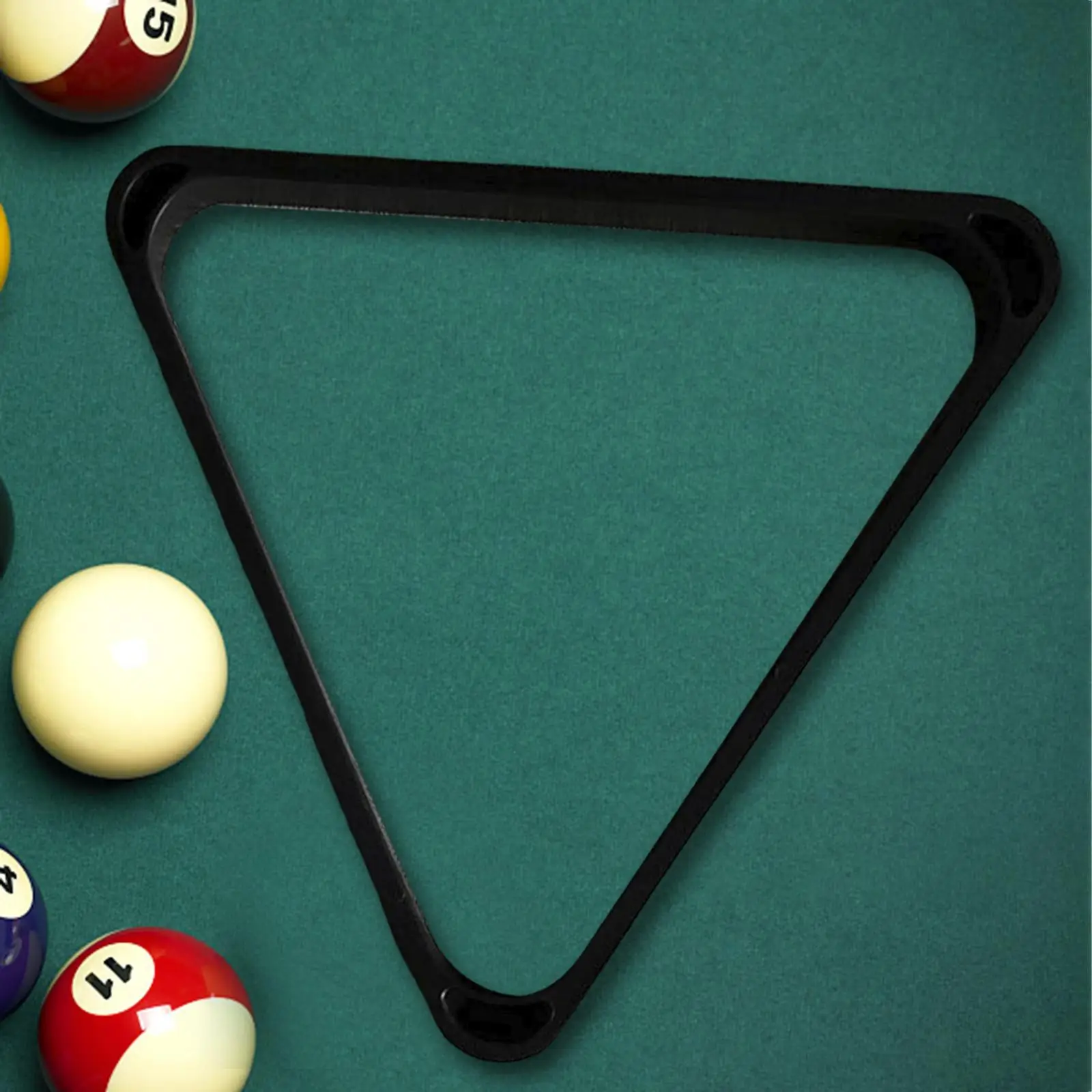 Billiard Triangle Ball Rack Portable Equipment Tools Pool Table for Club Pool Halls Indoor Game 2-1/4