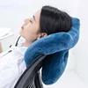 Compact Size Comfortable Office Lunch Desk Break Cushion Pillow Hollow Design Breathable Power Lazy Nap Pillows 3