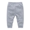 100% Cotton Baby Pants Blank Colors Kids Trousers Plain Newborn Clothing Muslin Clothes 2