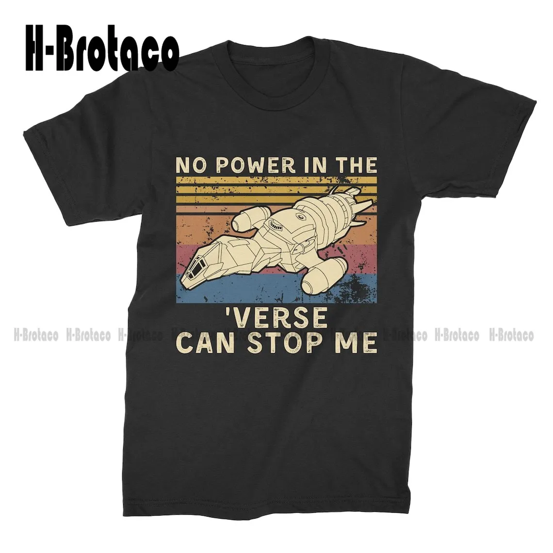 

Винтажная футболка из хлопка с надписью «Can Stop Me»