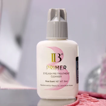 1Bottle IB Rose Primer Eyelash Extension Booster Long Lasting Original Korea Shop Adhesive Supplies Makeup Glue Stronger Tools 1