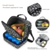 Breast Pump Bag Cooler Compartment Moistureproof Bag Double Layer for Mother Breast Milk Pump Lunch Bag Outdoor Working 2