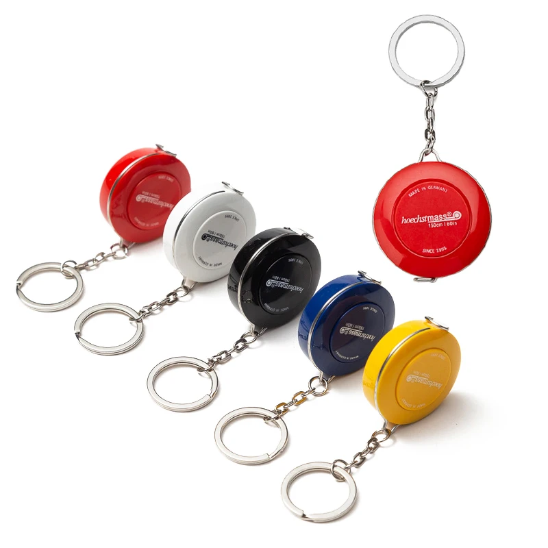 

Выдвижная Мягкая тканевая линейка для шитья, 150 см, 60 дюймов, мини-рулетка для шитья, брелок для ключей, измерительный инструмент см/дюйм