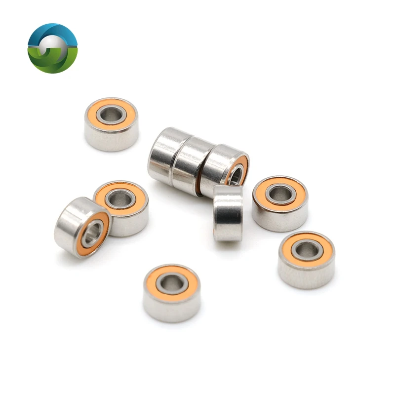 2Pcs S693RS CB 3x8x4mm ABEC-7 스테인레스 스틸 하이브리드 세라믹 베어링 그리스가 없는 낚시 릴 베어링 빠른 회전