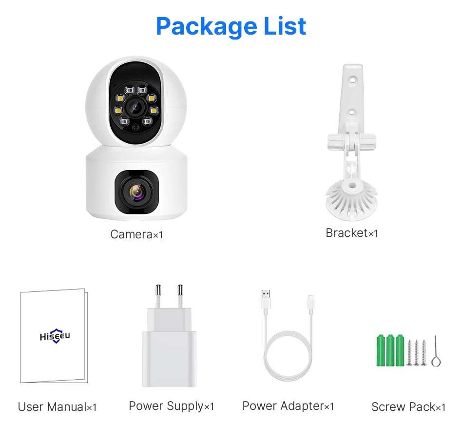 PTZ ī޶ 1080P HD   WiFi ǳ AI ڵ      IP ī޶, ̺  Alexa