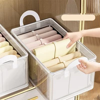 Clothes Organizer Trousers Clothing Jeans Storage Box Wardrobe Closet Organization Underwear Bra Socks Compartment Box Cabinet 2
