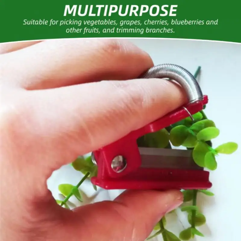 Vegetable Thump Knife Vegetable Fruits Finger Knife Separator Picking Tools Farm Garden Orchard Safe Harvesting Picking Device