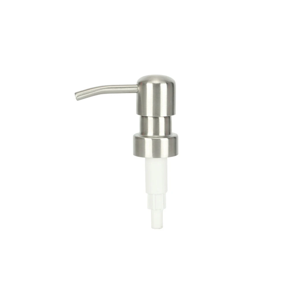 

Bathroom Liquid Lotion Dispenser Head Replacements Stainless-Steel Soap Shower Pump Head Push Types Lotion Pump Head