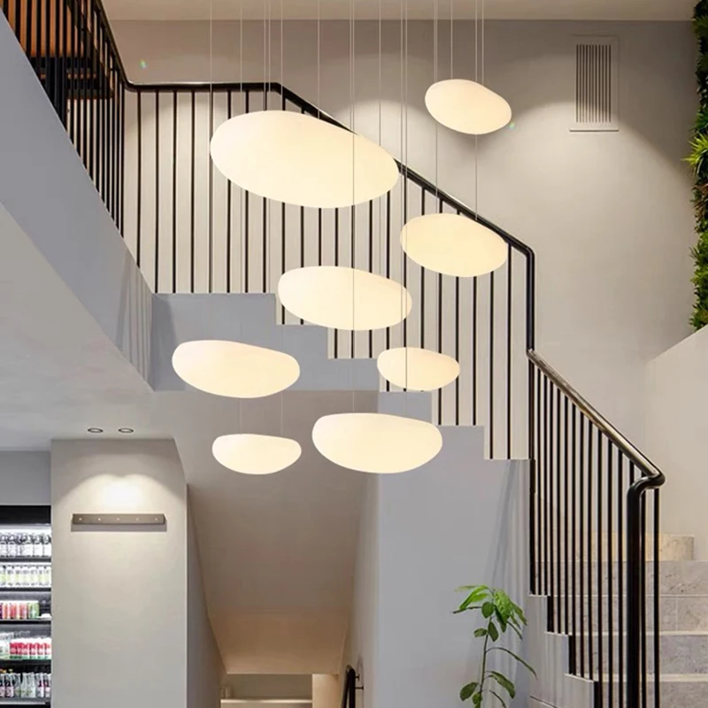 Nordic home decoration, stair chandelier, living room bedroom and dining room Pendant lights, ceiling light, indoor lighti