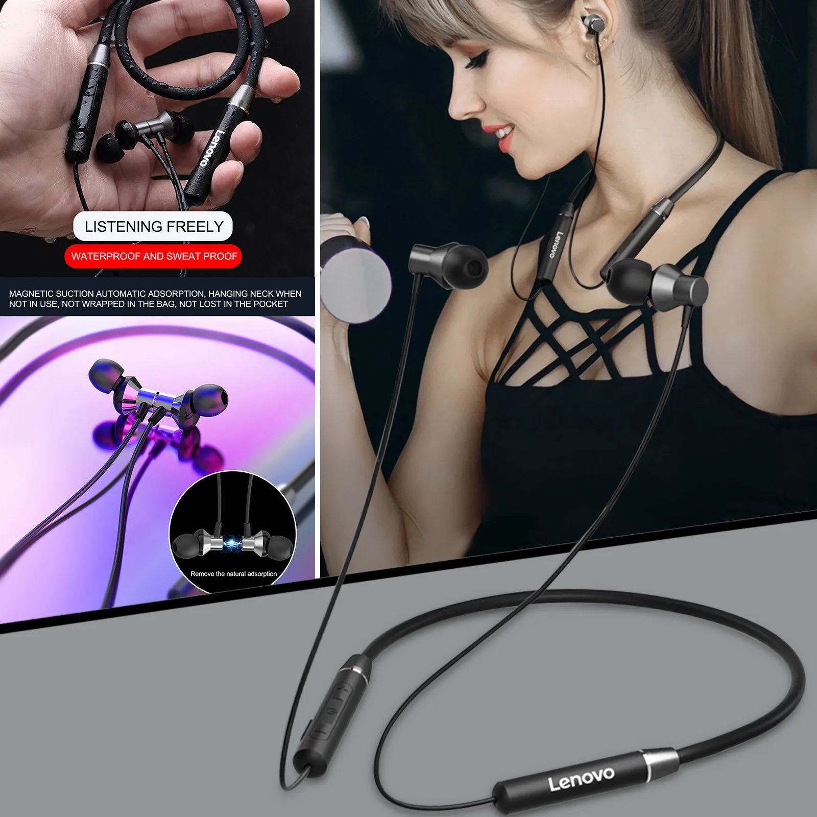 Earbuds Sport Headset Earphone HE05 Original Bluetooth Wireless Bluetooth Headset Wireless Headphones for Laptop