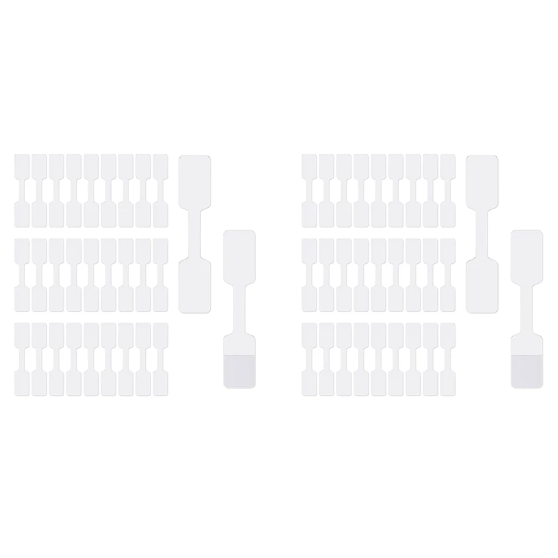 

1000Pcs Blank Jewelry Price Tags Stickers Jewelry Price Label For Necklace Earring Price Identify Rectangle Label