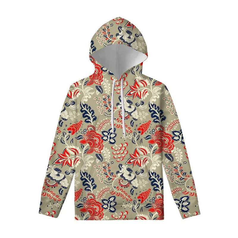 thumbnail image 1 of Sudadera con capucha para hombre de Harajuku con estampado gráfico de flores en 3D, ropa informal de gran tamaño, jerséis florales abstractos de gran tamaño de Harajuku, 1 of 4