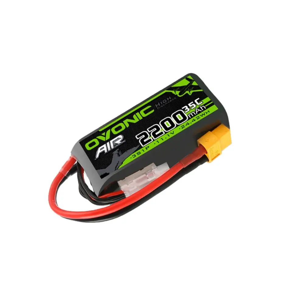 Batterie LiPo 4S 14.8V 80C 650mAh XT30 avec câbles d'aluminium, prête pour montage sur drone.