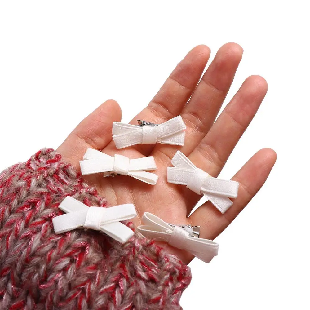 Headwear Cloth Korean Style Balletcore Clips Hair Barrettes Hair Accessories Balletcore Bow Hairpin