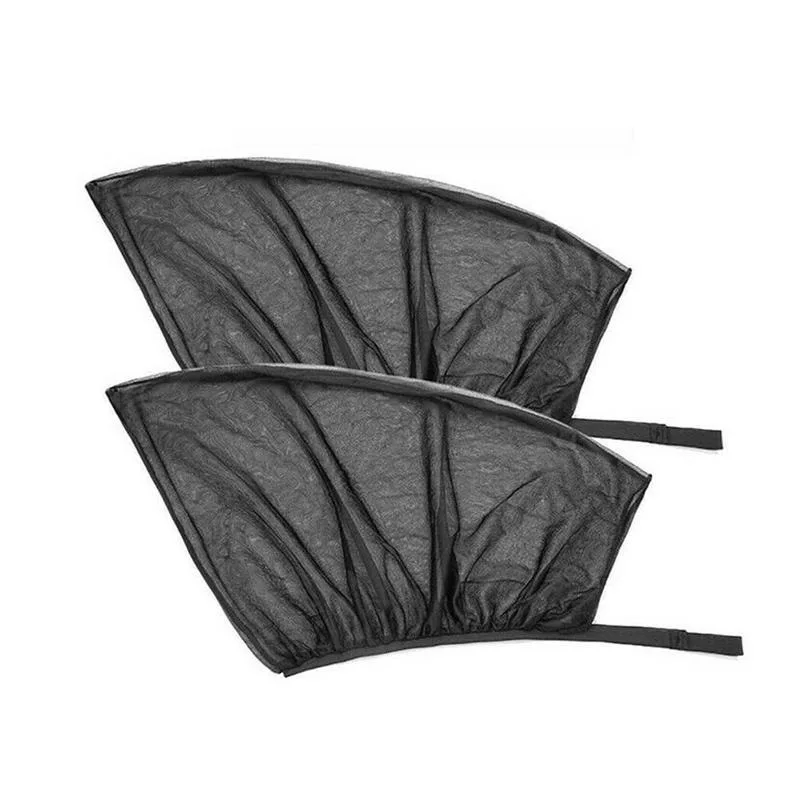 Car Window Sunshade Black Yarn Side Window Sunshade