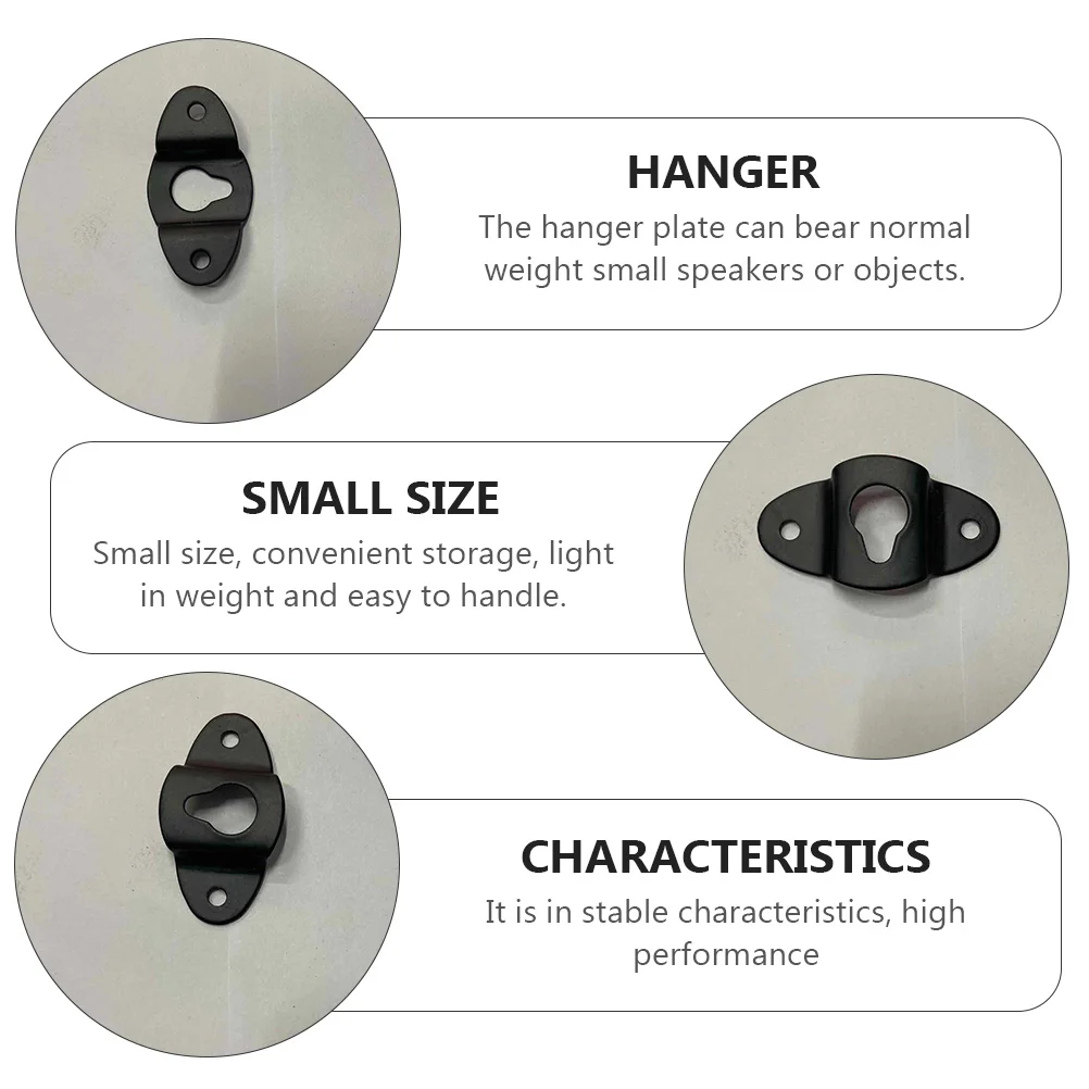 10 PCS Speaker Hanging Connector Musical Hanger Accessories Speaker Wall Racks Audio Hook Wall Hanger