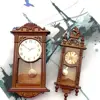 1pc 1:12 Dollhouse Miniature Wall Clock Play Doll House Miniaturas Home Decor Accessories Toy Pretend Play Furniture Toy 5