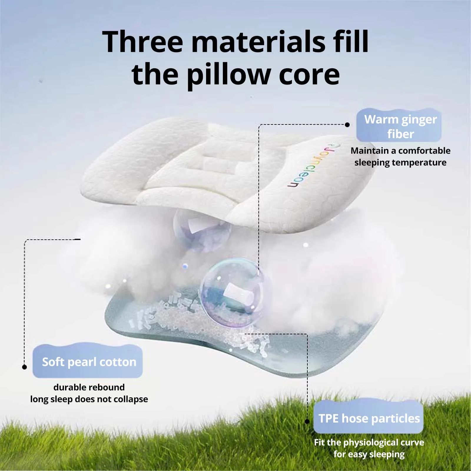 وسادة الأطفال القابلة للعكس من Joyncleon، بأبعاد 3...