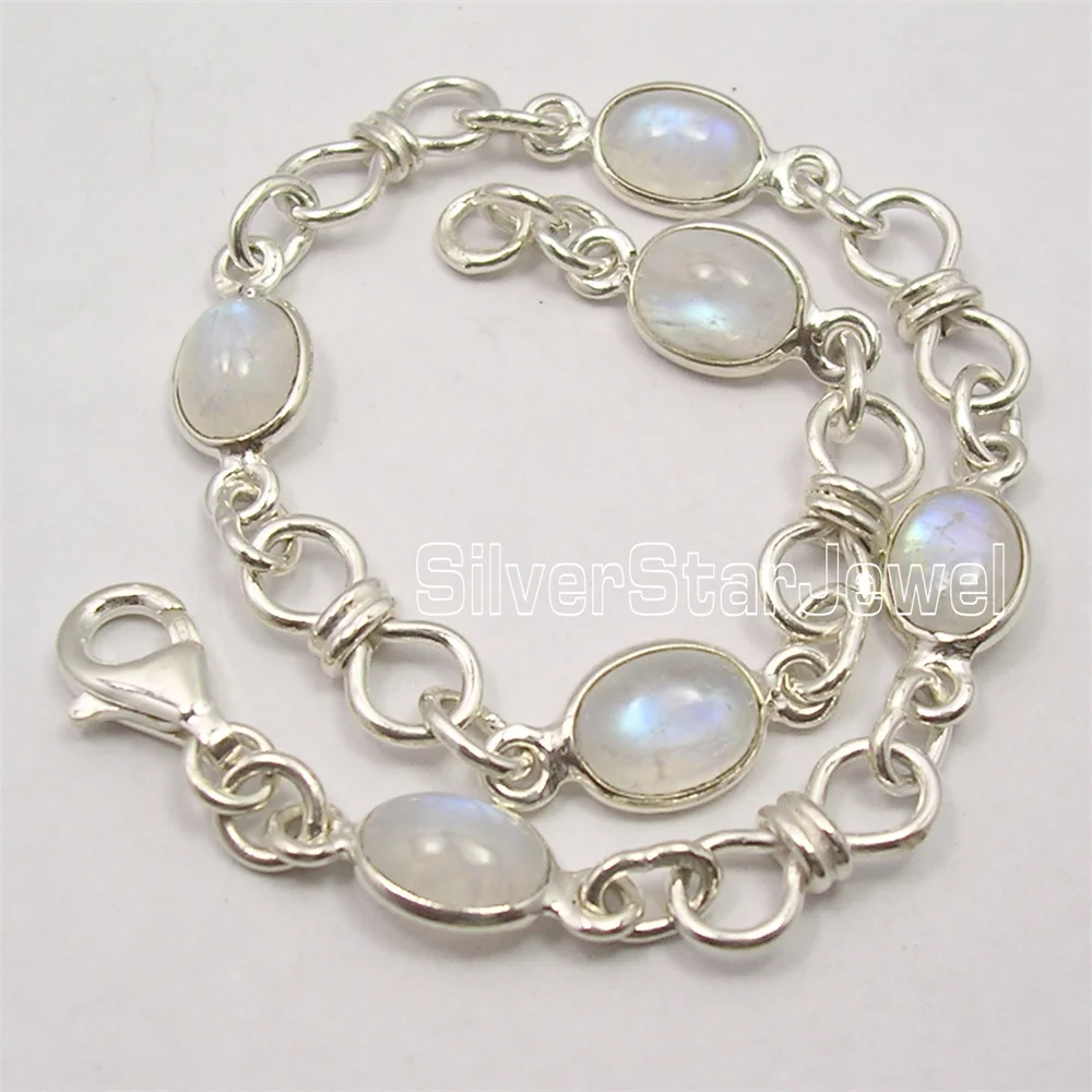 

Semi-precious Stone FASHIONABLE KNOT ADJUSTABLE Bracelet 8"