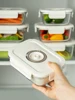 Automatic Vacuum High Boron Glass Crisper Food Grade Food Fruit Refrigerator Sealed Storage High Temperature Resistance 2