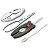 Seafood Tools Multi functional Zinc Alloy Claws Crab Needles Crab Scissors Kitchen Seafood Tools 6