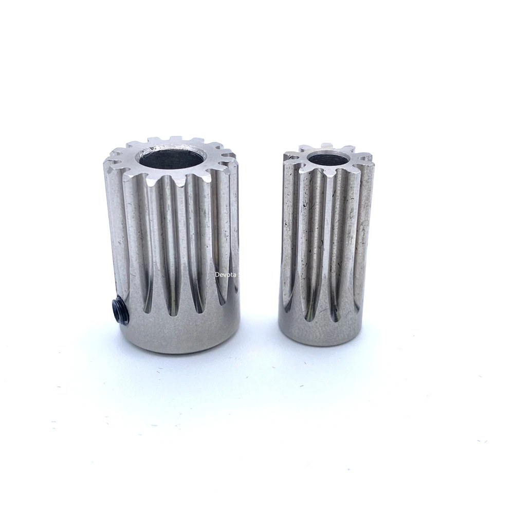 1M 5mm Spur Stainless Steel Gear 10/11/12/13/14/15/16 Teeth 25MM Total Thickness motor gear transmission gear electric bike gear cassette deck tape gear electric chain saw gear