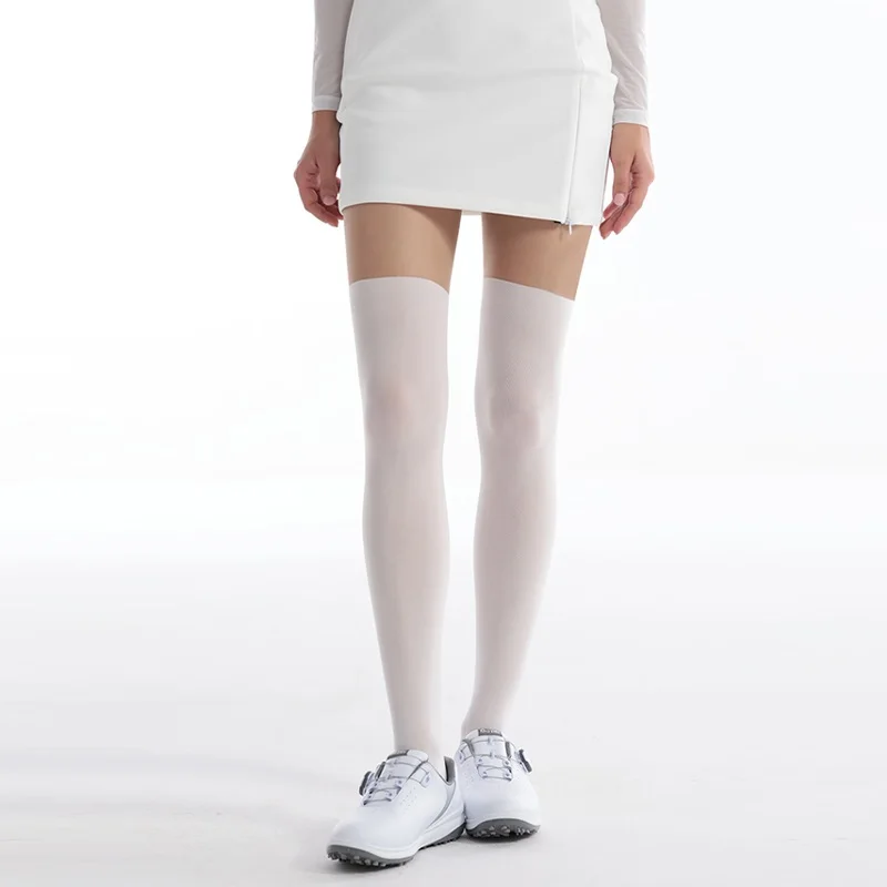 Anti-UV Stockings Women Golf Stockings Breathable Patchwork Legs Anti-Sweat Summer Spring Thin Pantyhose Sun-Protection Women Golf Stockings