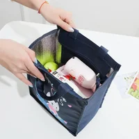 Kids Lunch Bag for School Portable Thermal Bag Children Cartoon Insulated Lunch Bag Cooler Bento Pouch Dinner Container Handbags 2