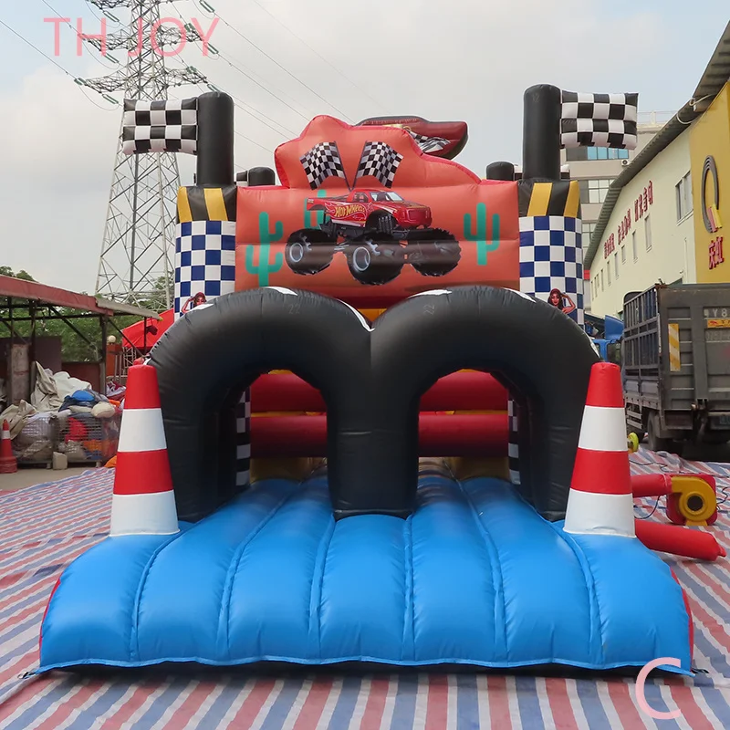 15x3m team work game inflatable obstacle course,giant commercial inflatable obstacle course rush race game bouncy slide 6