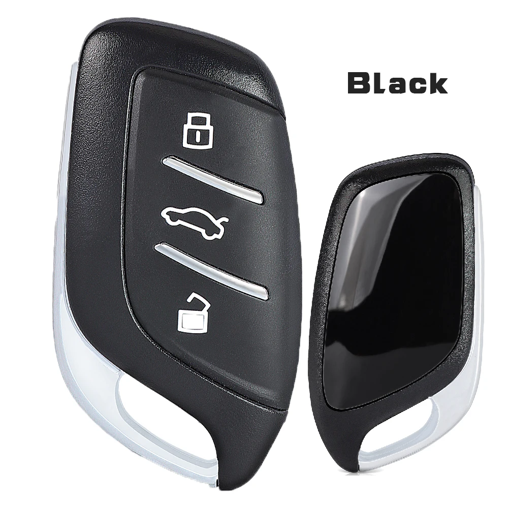 Enhanced Car Key Shell Case with 3 Buttons - Smart Remote Fob Replacement