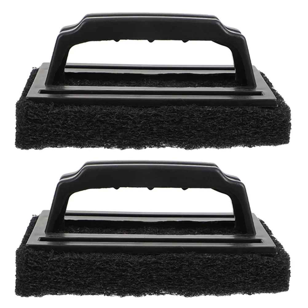 

2 Pcs BBQ Cleaning Brush Grill Cleaner Barbecue Multifunctional Sponge Portable