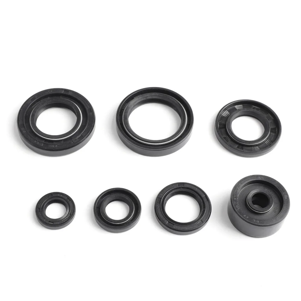 

Aryorshop Motorcycle Engine Oil Seal Kits Fits for Yamaha DT125RE DT125R DT125RH DT125X DT125 Rubber Motorbike Accessories