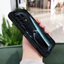 Fascinating Space Design Liquid Silicone Phone Case - OnePlus 15R 5G (Black 1)