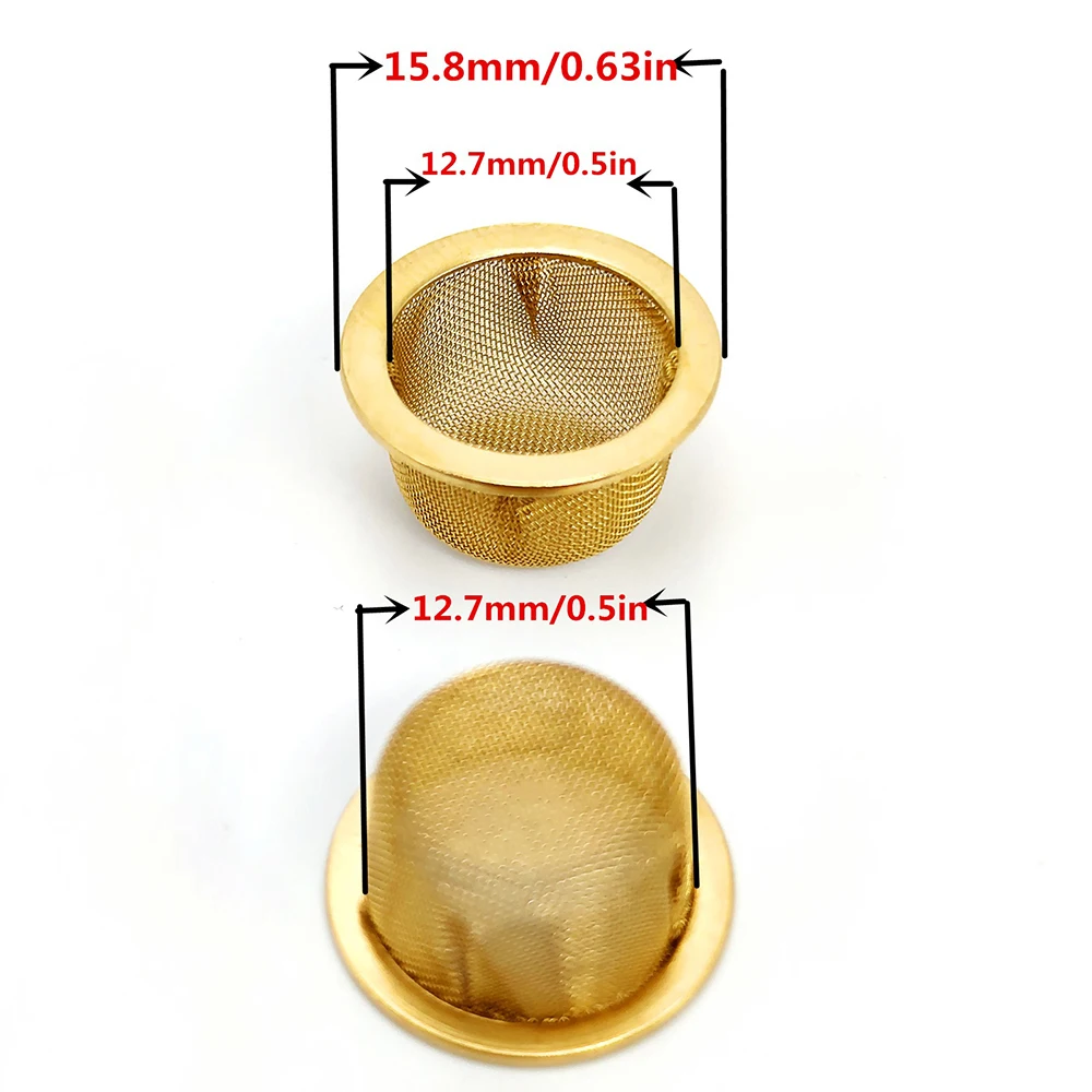 Smoking Pipe Filters Smoking Pipe Metal Cap Filter 10/20/50Pcs Screen Steel Mesh Smoking Pipe Filter Tobacco Household Tobacco Accessories