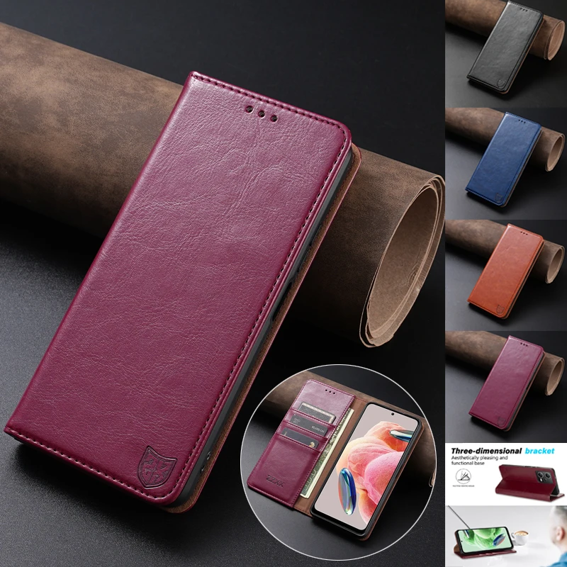 

Wallet Flip Over Anti Drop Leather Case For Xiaomi Redmi Note 12 12S 12 Pro 11 11S 10S 9 Pro 8T 7 12C 10C 9A 9C Poco X5 11T 12T