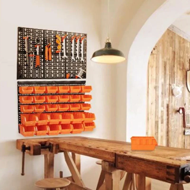 Plastic Safety Tool Hanging Board Wall-Mounted ABS Hanging Board Insulation Workshop Heavy Hardware Tool Storage Classification