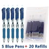 Blue-5Pens-20Refill
