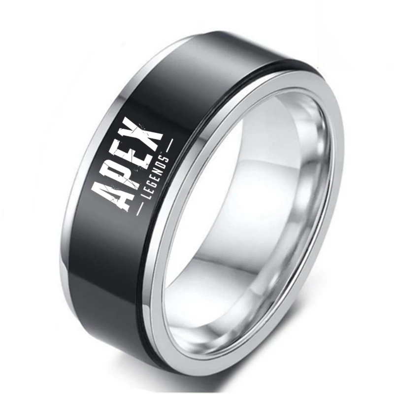 Hot Game Apex Legends Ring Titanium Steel Hero Ring Stainless Steel Ring for Freind Best Gift Ring Championship Rings 