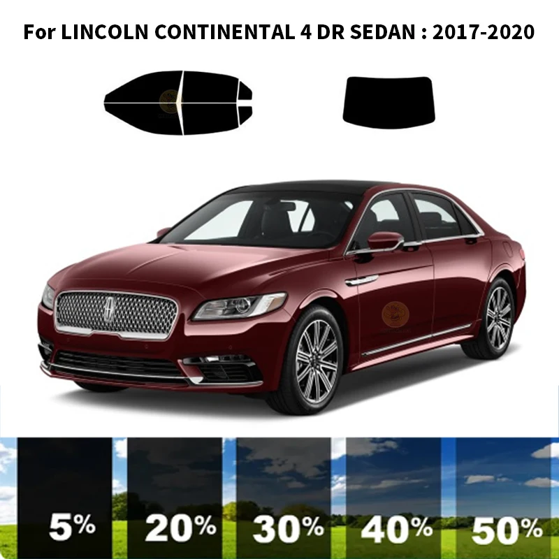 

Precut nanoceramics car UV Window Tint Kit Automotive Window Film For LINCOLN CONTINENTAL 4 DR SEDAN 2017-2020