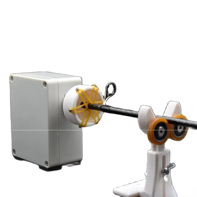 Electric Rotating Fishing Rod Making Winding Machine Fishing Rod