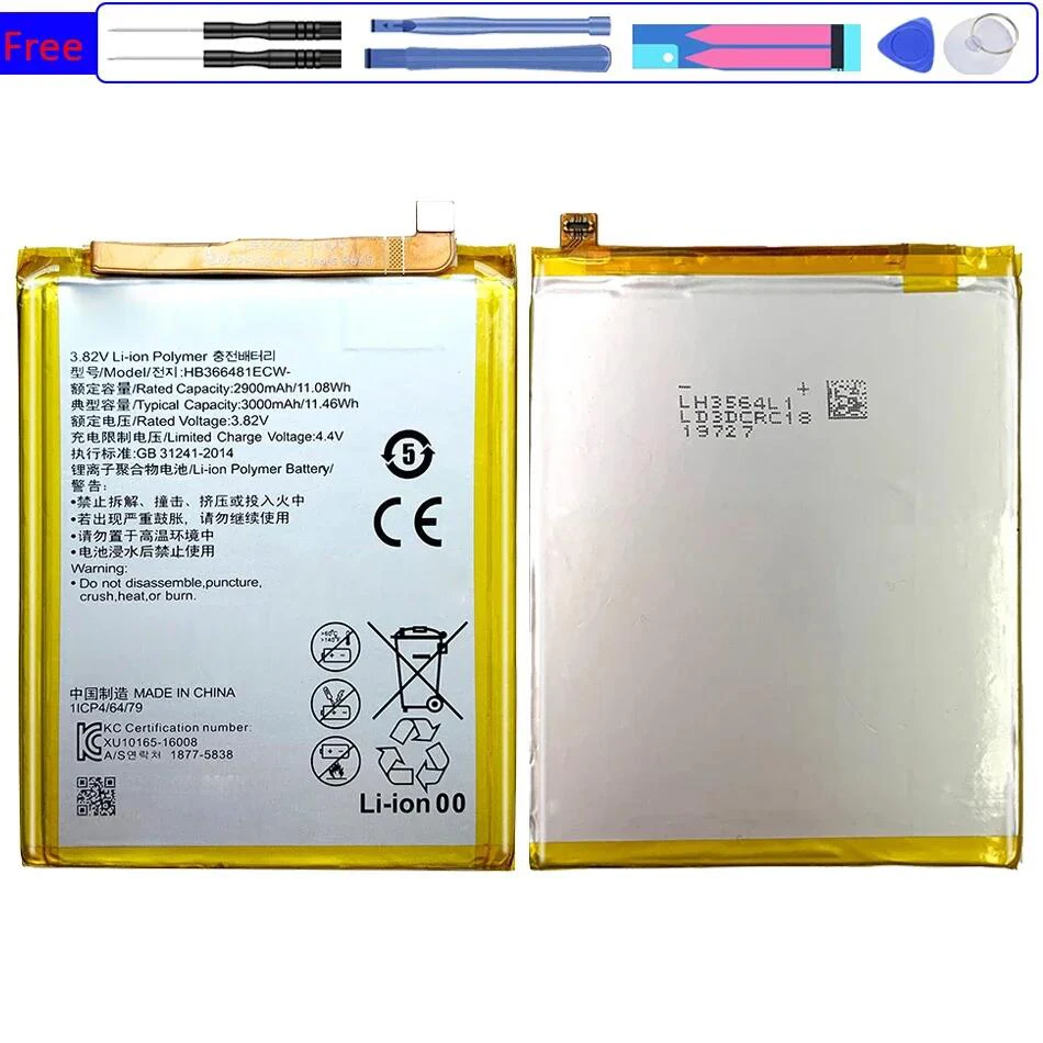 Batteria Muslimex Per Huawei P Smart 5.6 "Fig-Lx1 Fig Lx1 Fig-La1 Fig La1 Fig-Lx2 Fig Lx2Fig-Lx3 Batteria