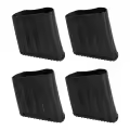 4pc black 2.5x4.3CM