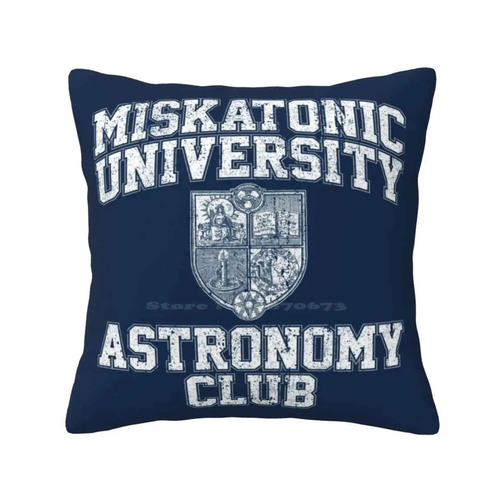 Miskatonic University Astronomia Club Fodera Per Cuscino Abbraccio Federa Re Animator Necronomicon Zombie Hans Miskatonic University
