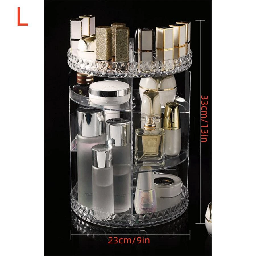 وحدة واحدة من منظم مستحضرات التجميل، علبة عرض دوار...