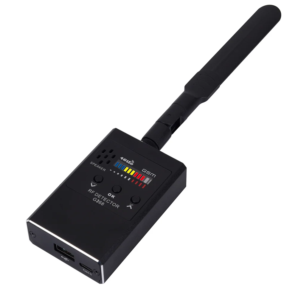

Anti Spy Wireless RF Signal Detectors Bug GSM Audio GPS Tracker Hidden Camera Eavesdropping Device With IR Detector Professional