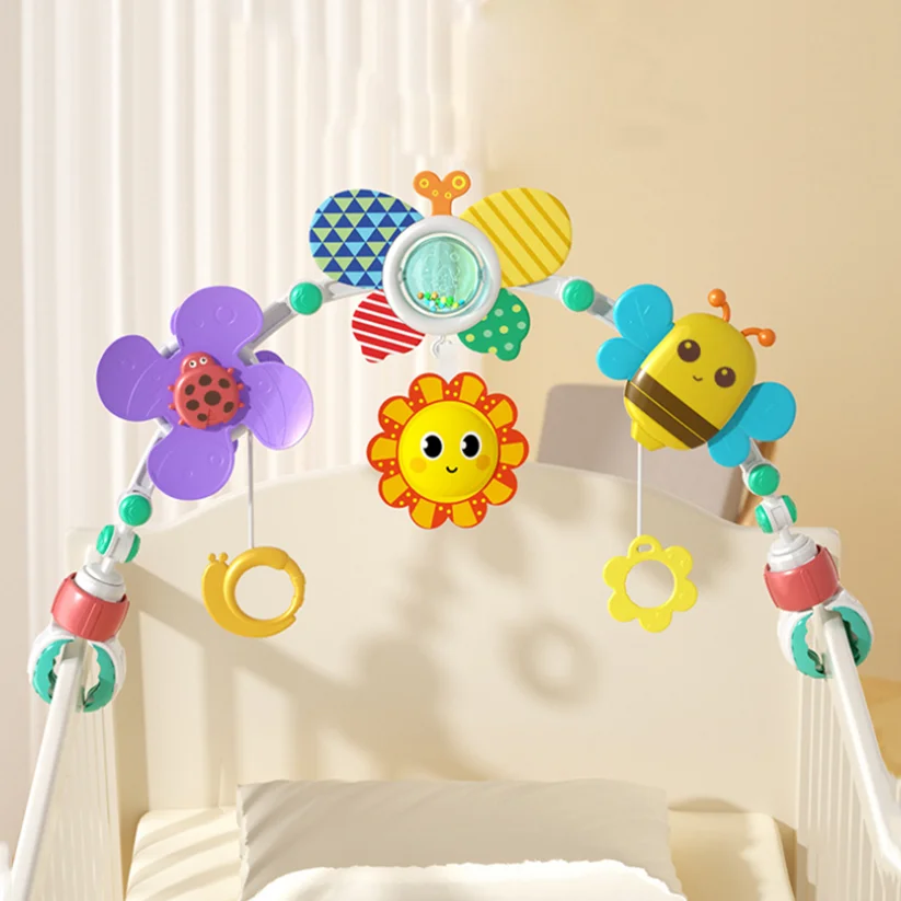 

Baby Mobile Rattles Toys 0 6 12 Months For Baby Newborn Crib Bed Bell Toddler Rattles Carousel For Cots Kids Musical Toy Gift