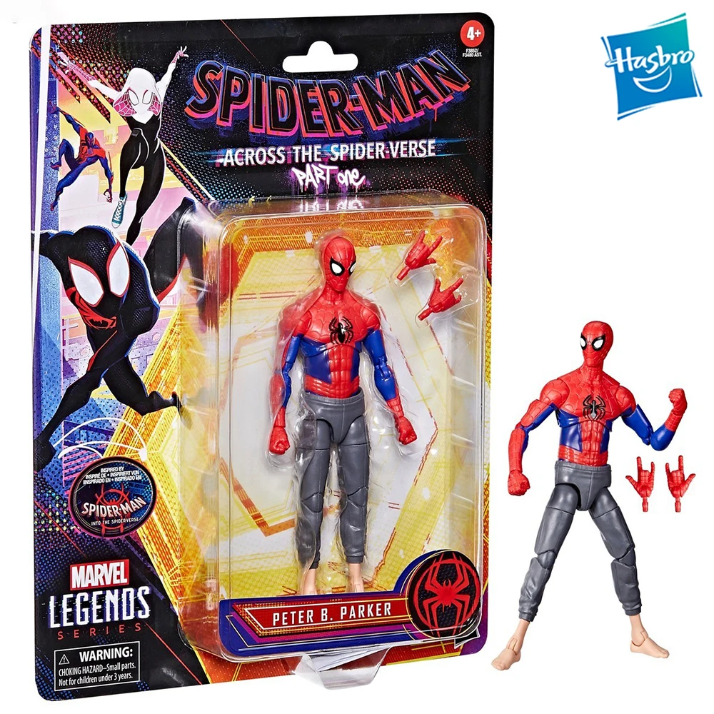 

[In Stock] Hasbro Marvel Legends Series Spider-Man: Across the Spider-Verse Peter B. Parker Action Figure Collectible Model Toys